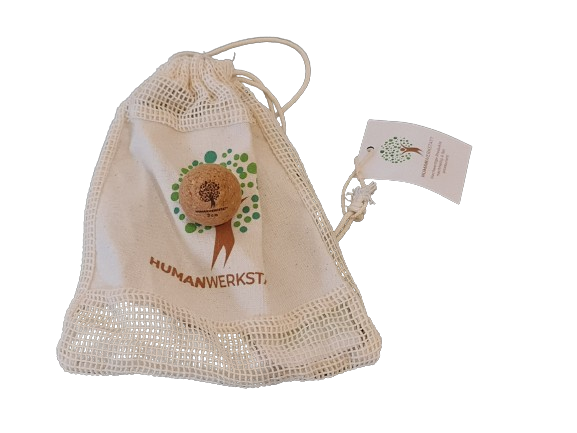 TRIGGER BALL MICRO – Ø 3 cm | FSC Naturkork • präziseste Triggerpunkte • inkl. Stofftasche | HUMANWERKSTATT