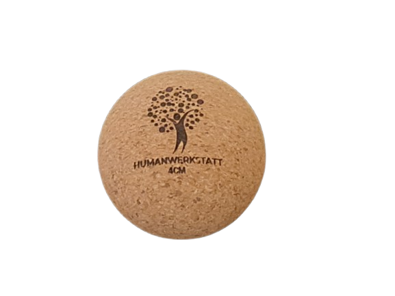 TRIGGER BALL MINI – Kork Ball Ø 4 cm | FSC Naturkork • präzise Triggerpunkte • inkl. Stofftasche | HUMANWERKSTATT