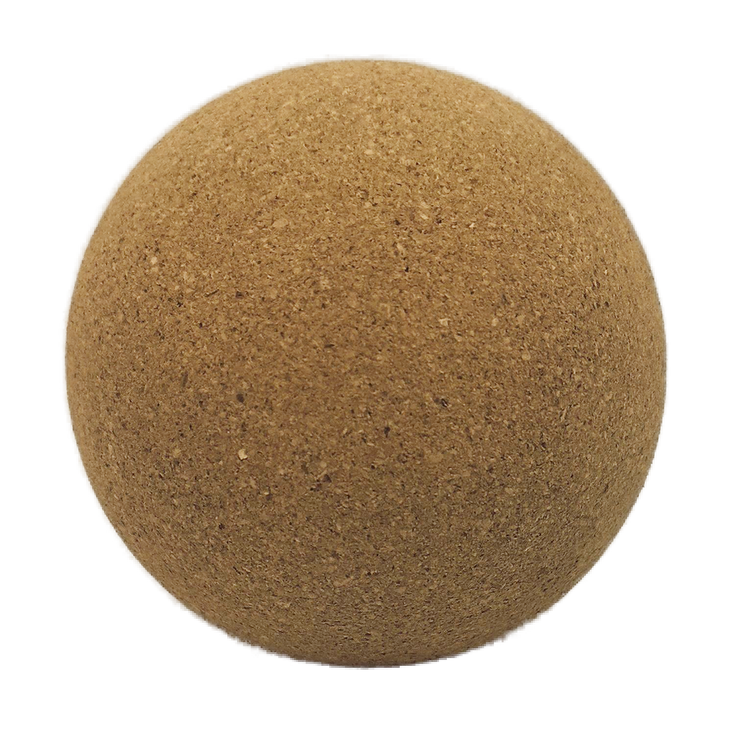 GANZKÖRPER BALL – Kork Ball Ø 9 cm | FSC Naturkork • Ganzkörpermassage • inkl. Stofftasche | HUMANWERKSTATT