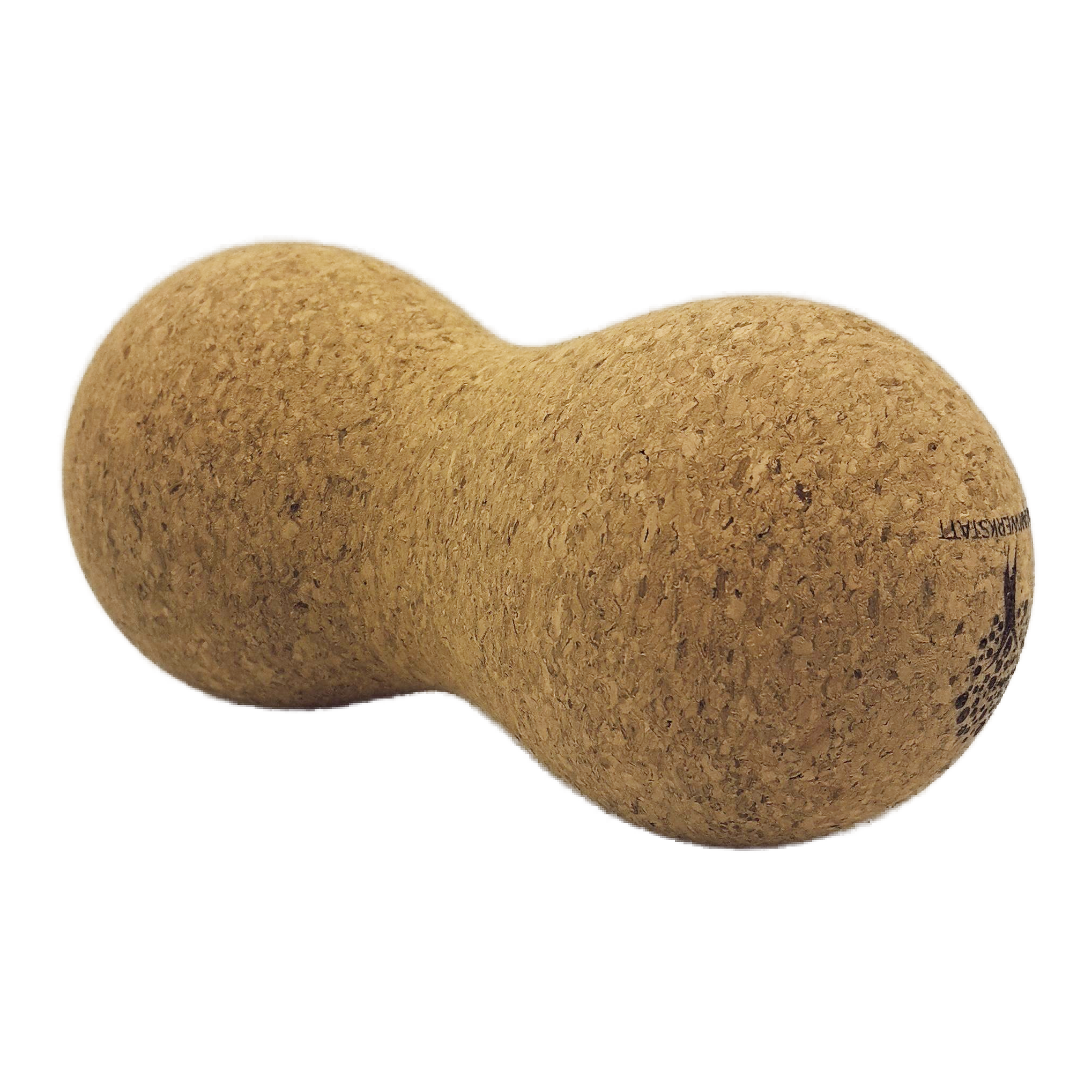 KORK DOPPELBALL – 16×Ø8 cm | FSC Naturkork • Nacken &amp; Rücken • inkl. Stofftasche | HUMANWERKSTATT