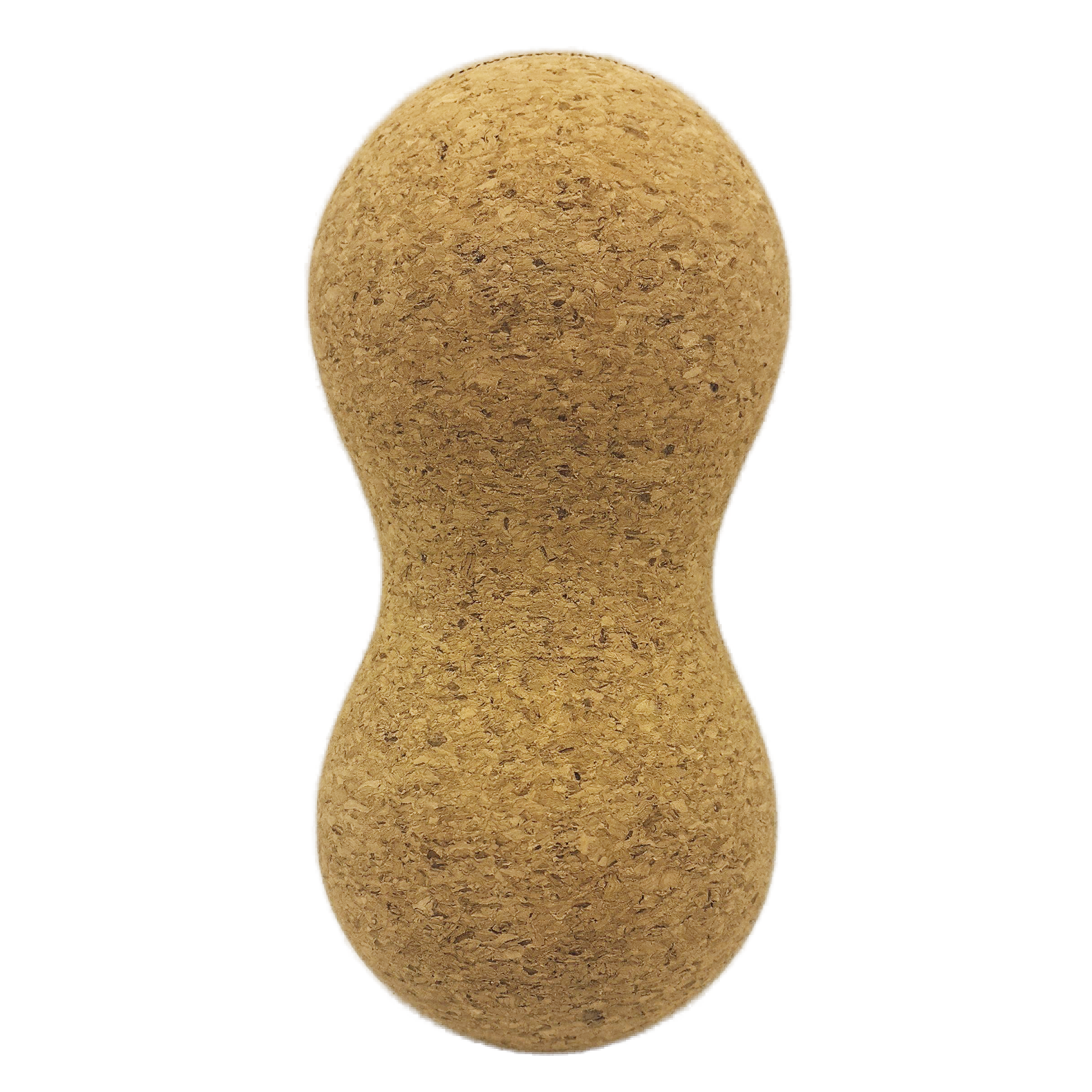 KORK DOPPELBALL – 16×Ø8 cm | FSC Naturkork • Nacken &amp; Rücken • inkl. Stofftasche | HUMANWERKSTATT