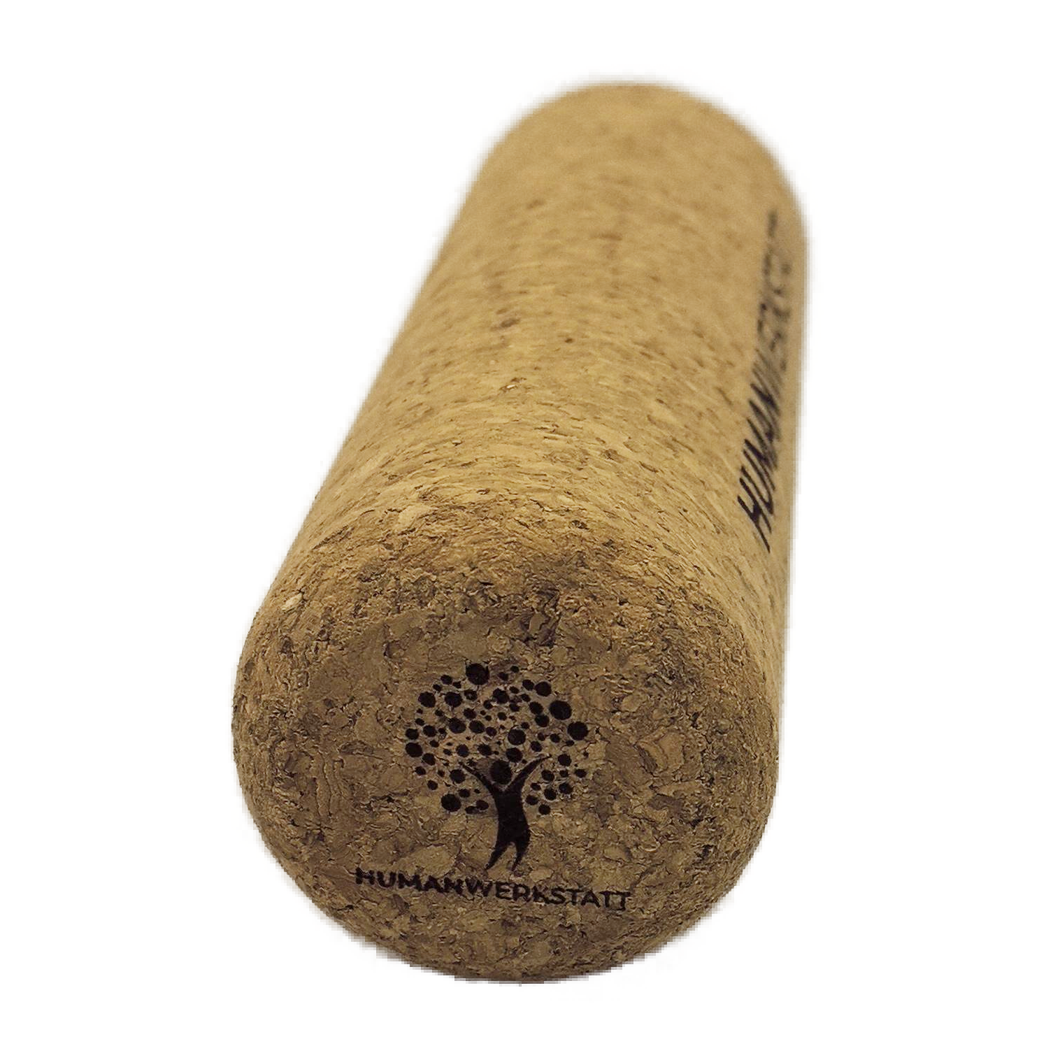 REGENERATIONSROLLE – Kork Faszienrolle 15×5 cm • inkl. Stofftasche | HUMANWERKSTATT