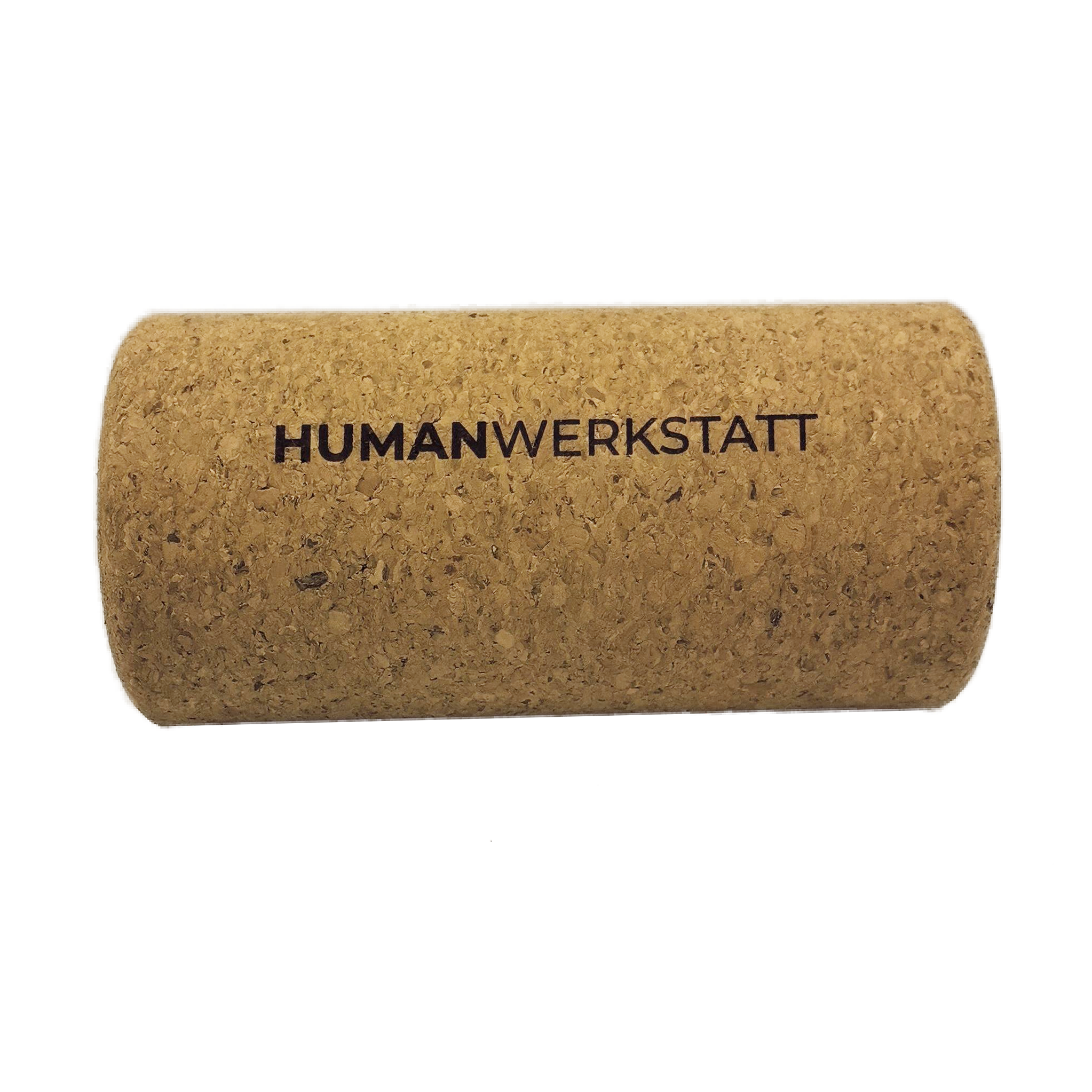 MUSKEL AKTIVATOR – Kork Faszienrolle 15×7,5 cm • inkl. Stofftasche | HUMANWERKSTATT