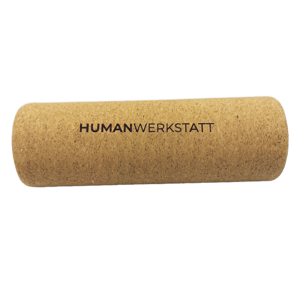 GANZKÖRPERROLLE – Kork Faszienrolle 30×10 cm • inkl. Stofftasche | HUMANWERKSTATT
