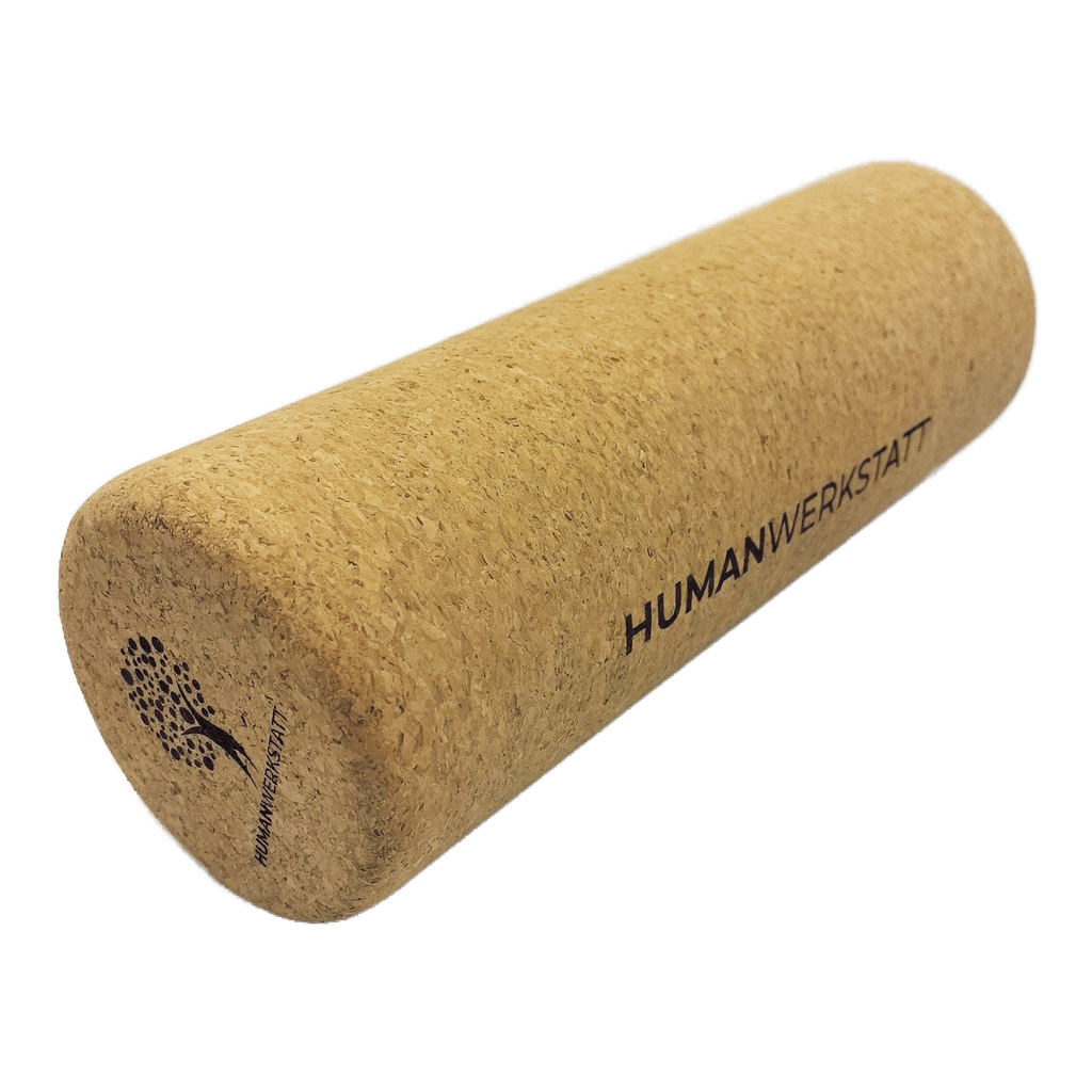 GANZKÖRPERROLLE – Kork Faszienrolle 30×10 cm • inkl. Stofftasche | HUMANWERKSTATT