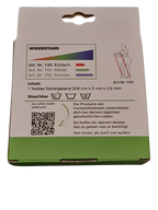 HUMANWERKSTATT MOBILITÄTS- &amp; ENERGIEBAND – LEICHT (ROT) • 208 cm | Latexkern • Extra Grip