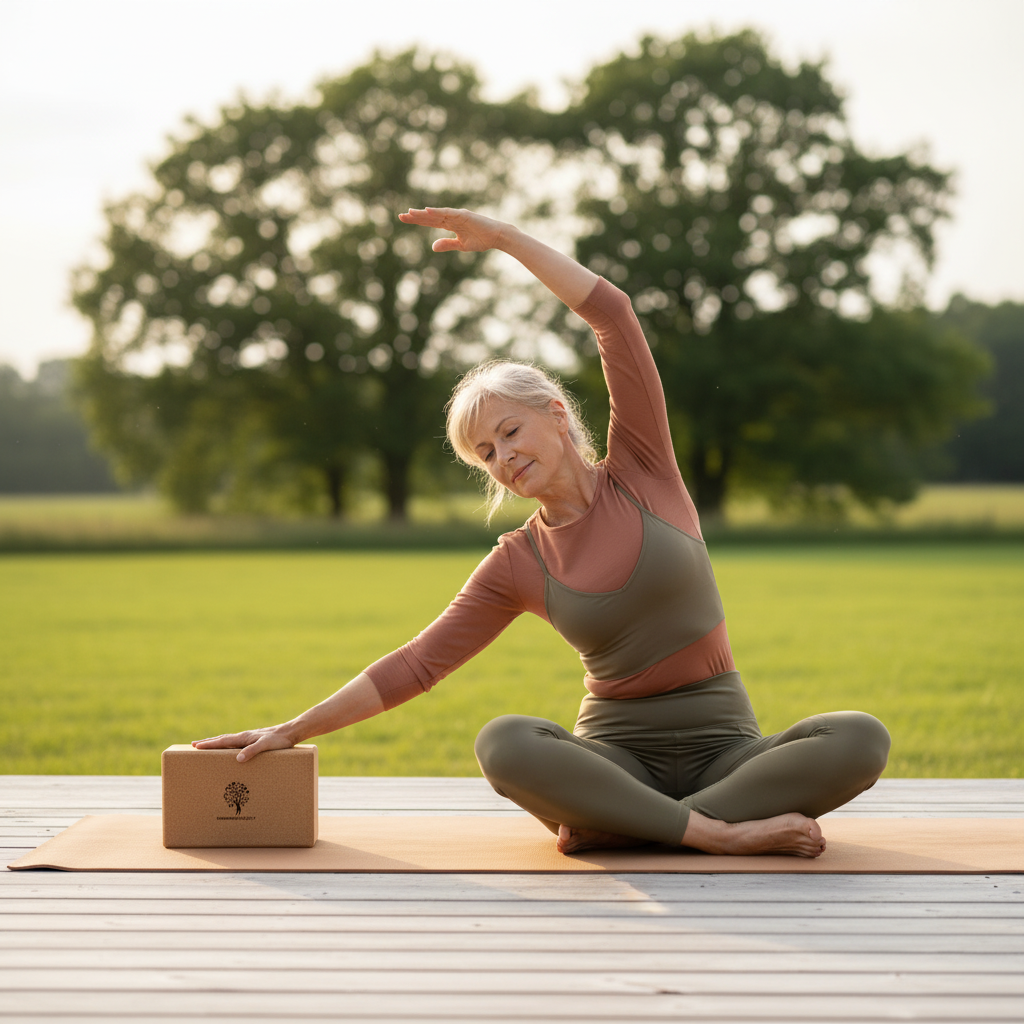 Kork Block 23×15×8 cm – 100 % Naturkork, stabil & rutschfest | HUMANWERKSTATT